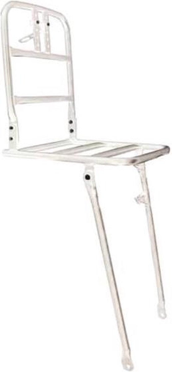 Voordrager transport aluminium 20 inch wit balhoofdmontage - WIT