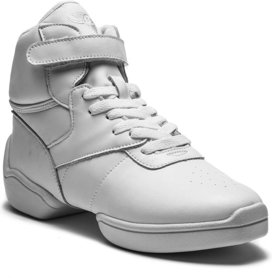 Rumpf 1500 High Top Sneaker Leather upper white Jazz Street Hip Hop wit  Maat 42, UK 8