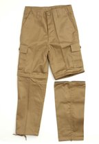 Fostex Zip Pants Kids Khaki Maat XXL (+/- 14 Jaar)
