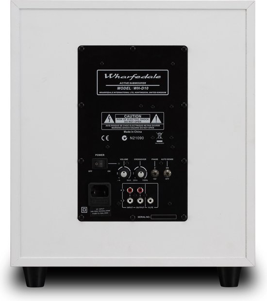 Fenton SHFS10W actieve subwoofer 10 voor home cinema - Wit kopen