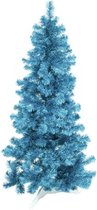 Europalms Kerst - Kerstboom binnen - Kunststof - Kunstkerstboom - Turquoise metallic - 180 cm