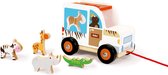 Scratch Trekfiguur Sorteerwagen Safari Wit 18 Cm