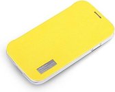 Rock Elegant Side Flip Case Lemon Yellow Samsung Galaxy S4 I9500/i9505