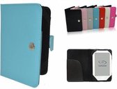 Pocketbook Touch Lux 2 Book Cover, e-Reader Bescherm Hoes / Case, Blauw, merk i12Cover