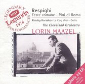 Respighi: Feste romane, Pini di Roma etc / Maazel, Cleveland Orchestra