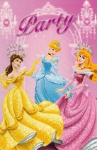 Uitnodigingen Disney - Prinsessen Assepoester, Belle & Doornroosje