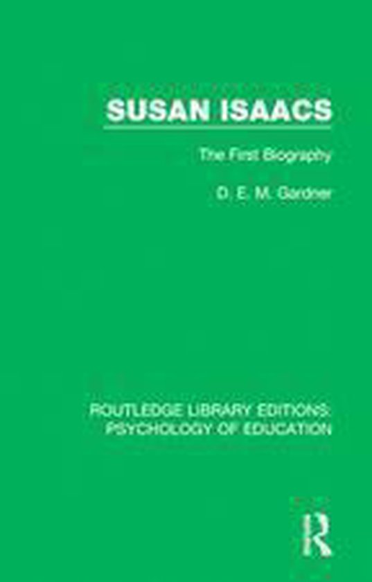 Routledge Library Editions: Psychology of Education - Susan  ... - cover