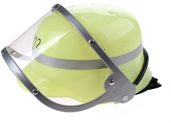 | Kids Fun Brandweerhelm Met Vizier Geel Brandweerman Sam: Brandweerhelm met vizier (geel) | BS