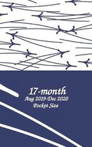 17-month Aug 2019-Dec 2020 Pocket Size 5x8