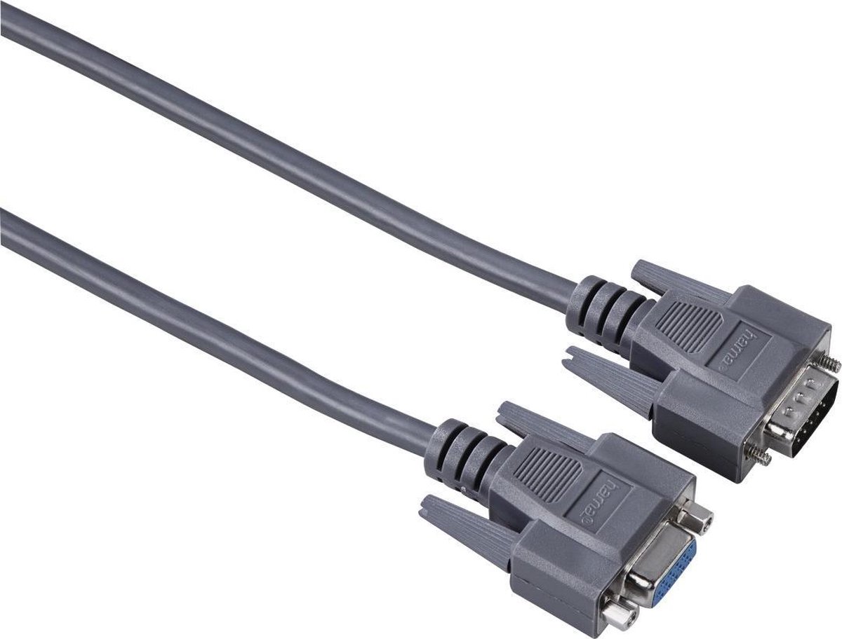 Hama - VGA (D-Sub) naar VGA (D-Sub) female - 3 m - Wit