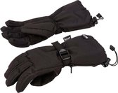 Lange ski handschoenen voor wintersport - Zwart - Maat XXL