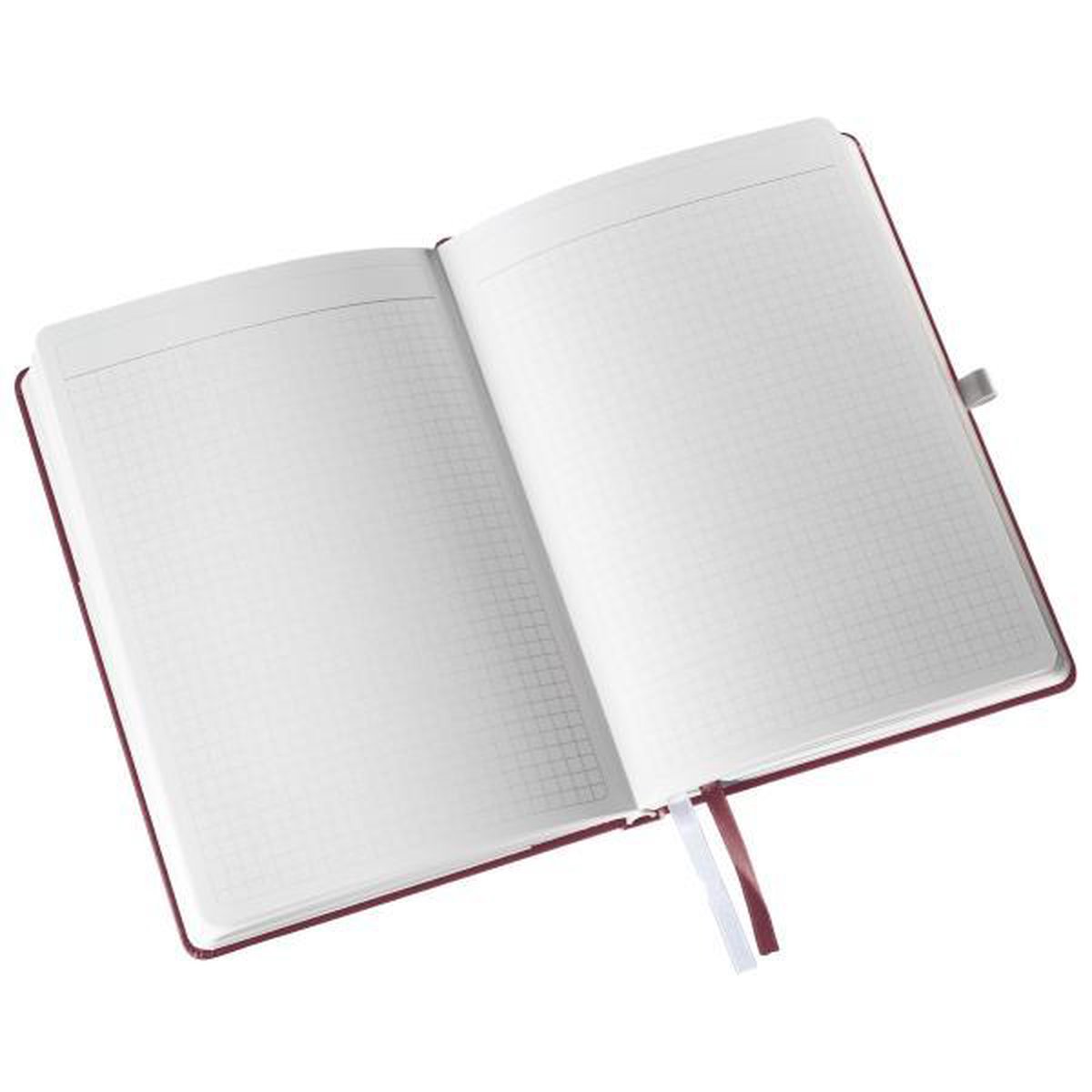 Leitz Style Notitieboek HC A5 ruit rood