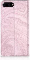 Hoesje iPhone 8 Plus Marble Pink
