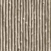 Dutch Wallcoverings Vliesbehang bamboe - bruin