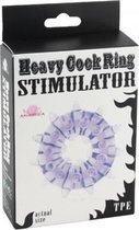 Aphrodisia- Penisring - silicone - HEAVY COCKRING STIMULATOR  - 11001 - Paars - gave cadeaubox