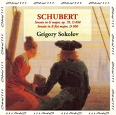 Schubert: Sonatas in G major and B flat major / Sokolov
