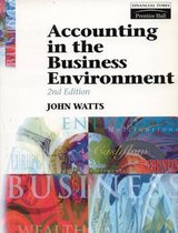 Accounting In the Business Environment