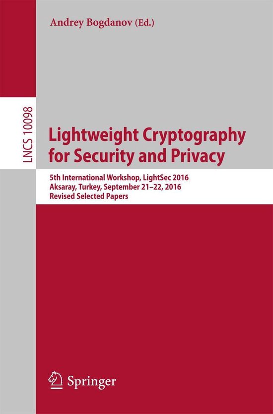 Springer Nature Proceedings Computer Science - Lightweight C ... - cover