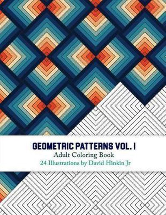 Geometric Patterns- Geometric Patterns - Adult Coloring Book Vol. 1 - Inkcartel