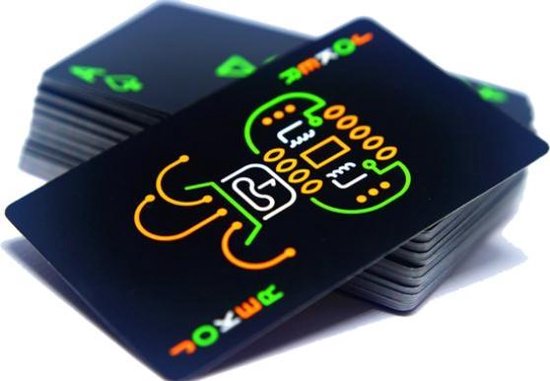 Afbeelding van het spel Speelkaarten glow in the dark (groen)