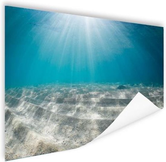 Affiche La lumière du soleil sur les fonds marins 60x40 cm - Tirage photo sur Poster (décoration murale)