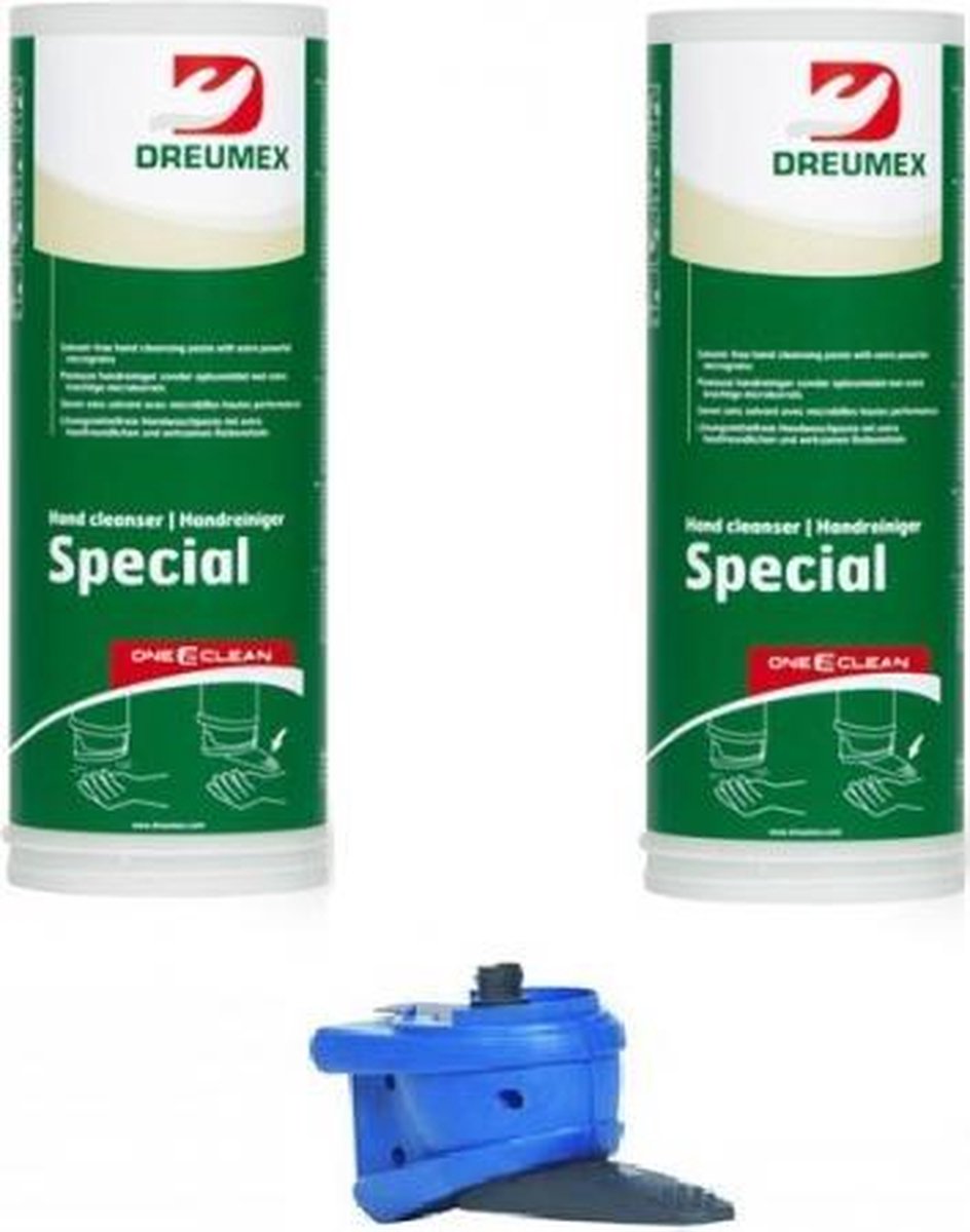Dreumex Special Starterpack 2x2.8kg One2clean/handmatige Dispenser