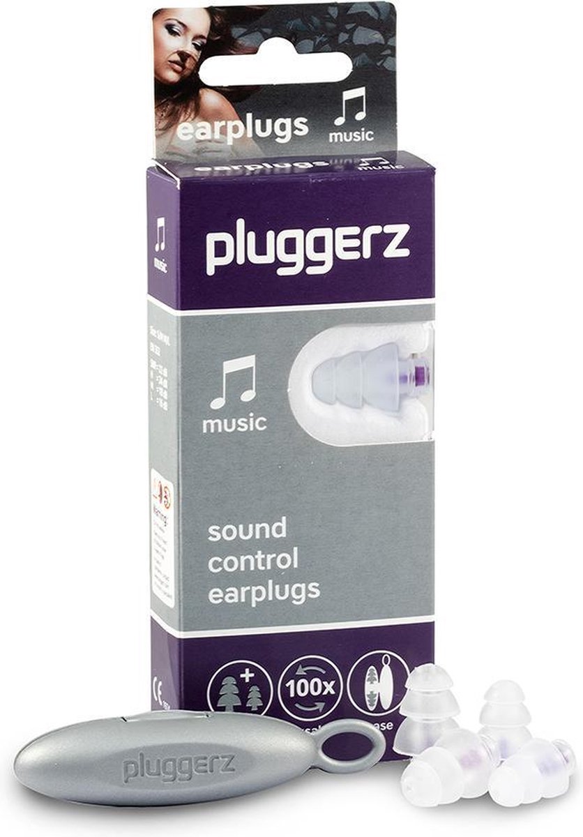 Omgeving nemen bezig Pluggerz earplugs music - Oordoppen voor muziekliefhebbers - Veilig  genieten van muziek | bol.com