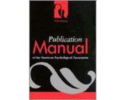 Omslag van Publication Manual of the American Psychological Association