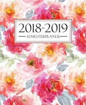 Semesterplaner 2018-2019: Oktober 2018 - September 2019: 19 x 23 cm