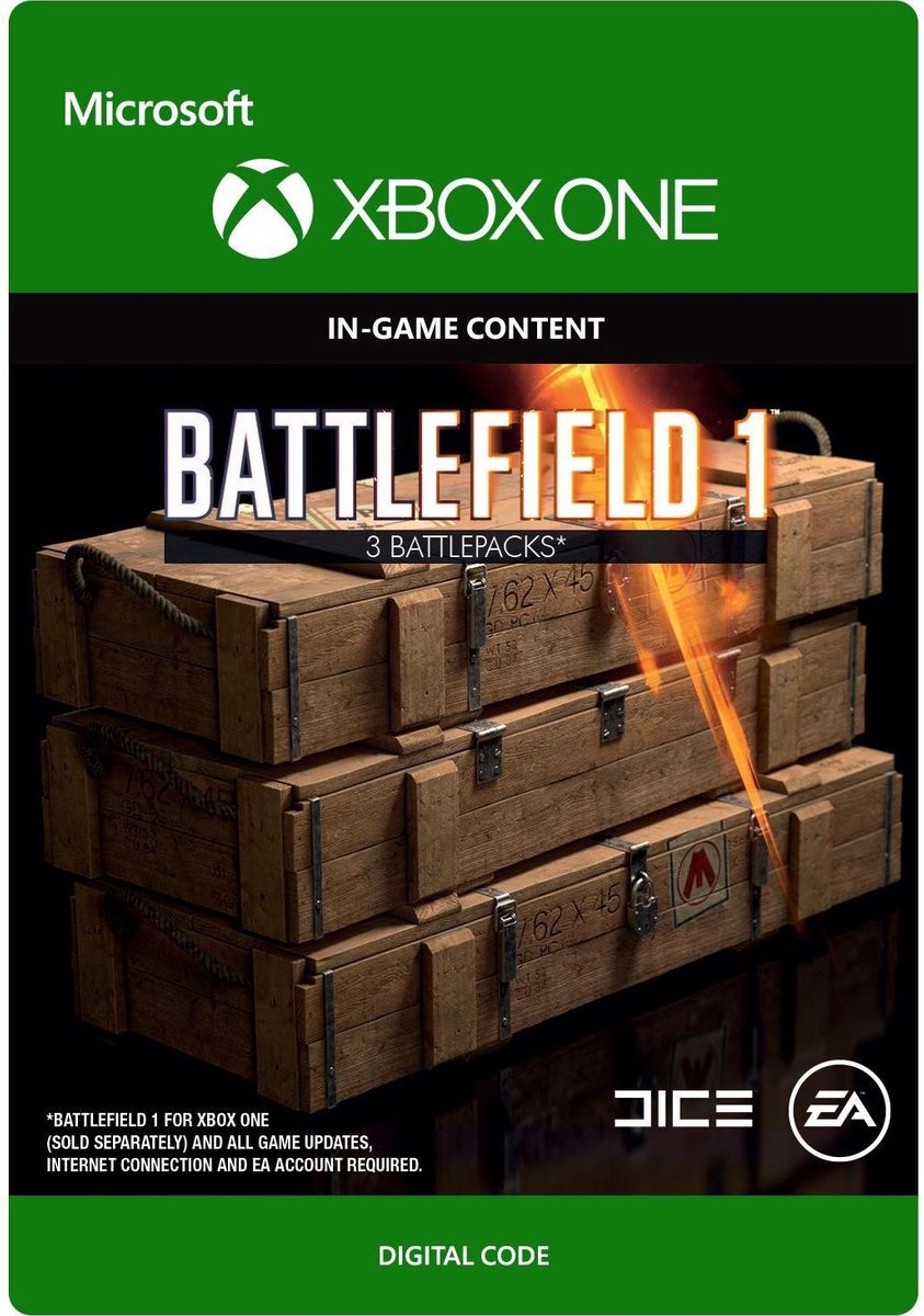 Battlefield 1 - 3 Battlepacks - Xbox One