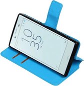 BestCases.nl Blauw Sony Xperia X Compact TPU wallet case booktype hoesje HM Book