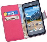 HC Bookcase Rose Flip Wallet Phone Case Huawei Ascend Y330