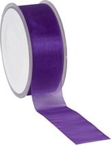 Paars Organza lint – 38 mm × 50 m – Organza