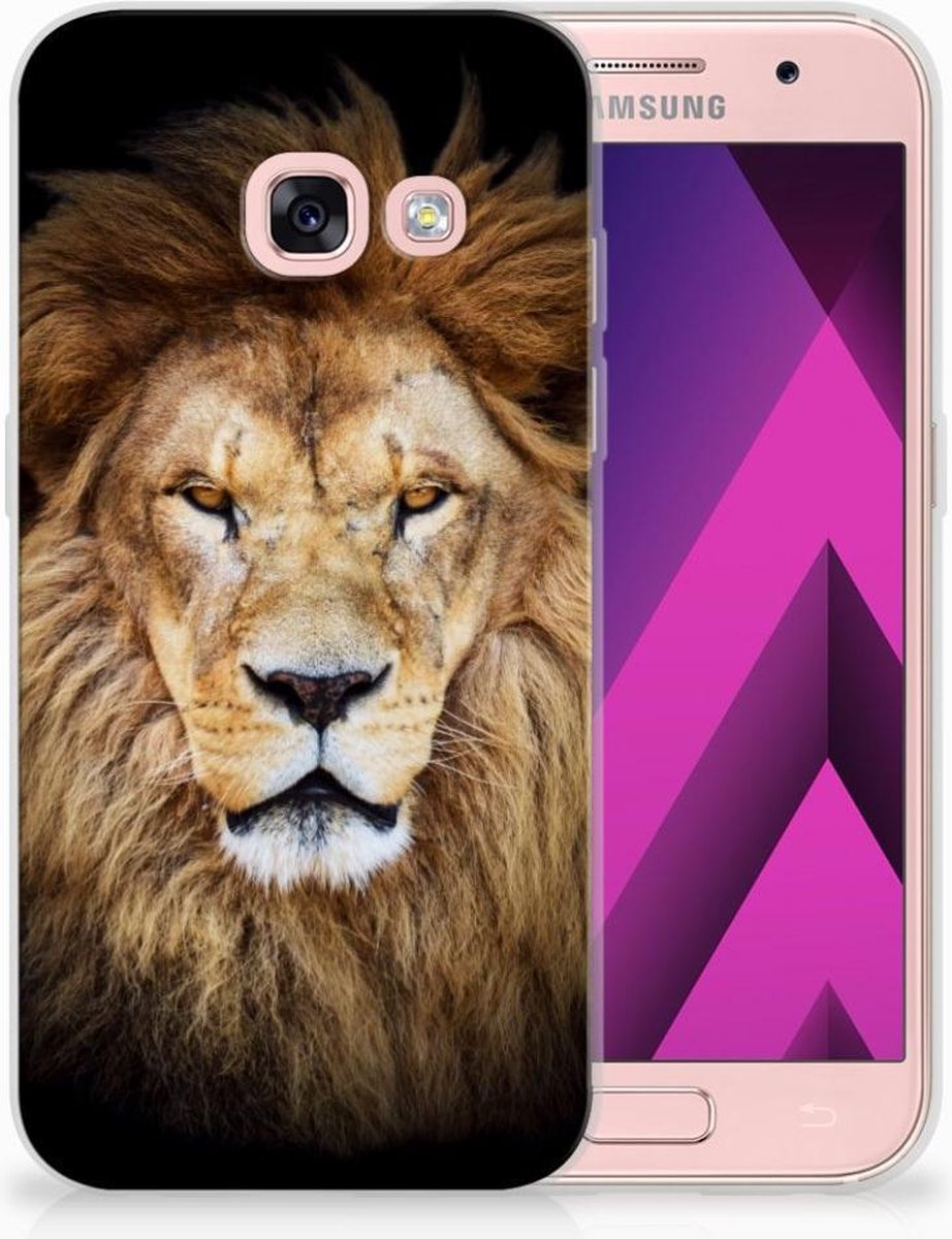 Samsung Galaxy A3 2017 TPU Hoesje Leeuw
