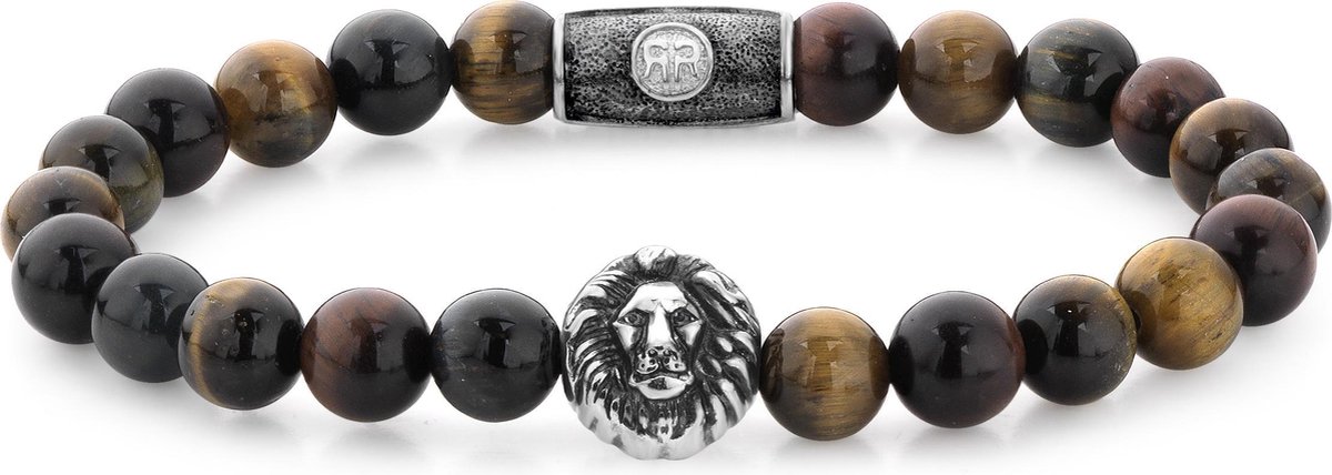 Rebel&Rose armband - Who's afraid of the Lion - silver colored