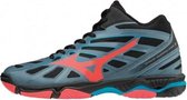 Mizuno Wave Hurricane 3 Mid grijs korfbalschoenen dames