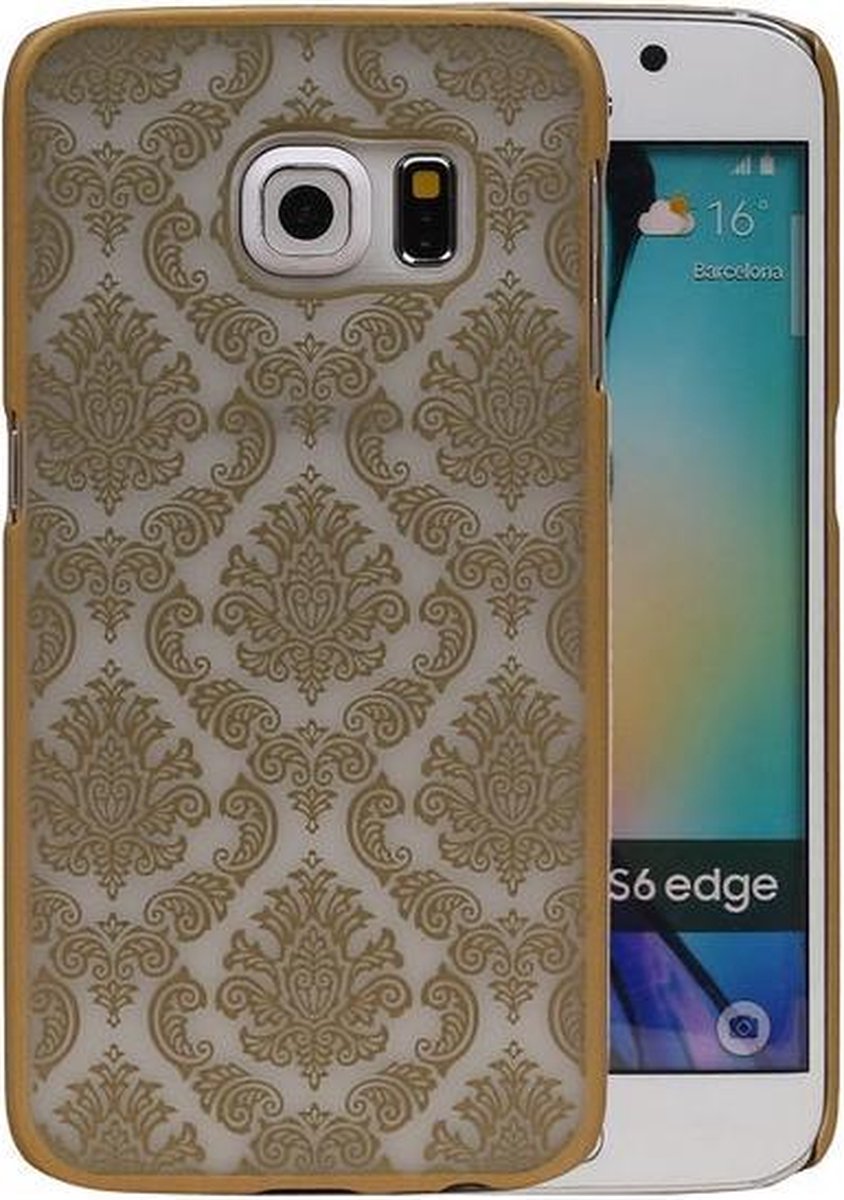 Samsung Galaxy S6 Edge - Brocant Hardcase Hoesje Goud