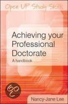 Achieving Your Professional Doctorate