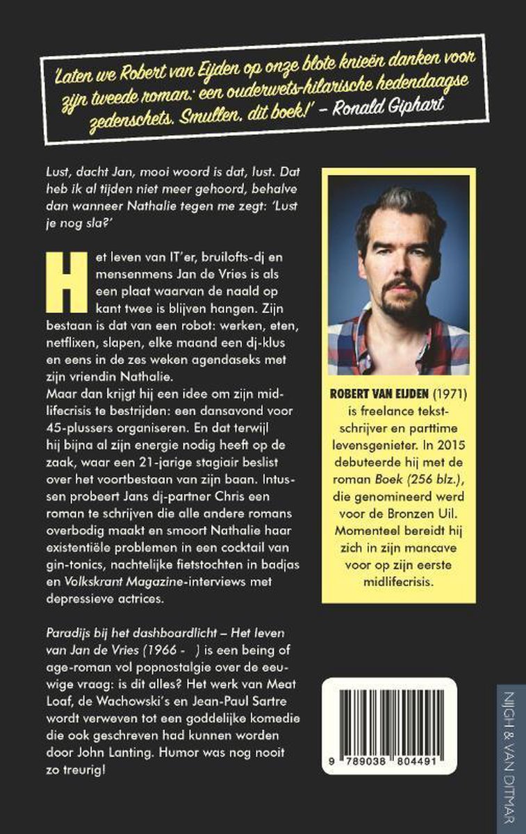 Paradijs bij het dashboardlicht - back cover