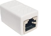 UTP FTP cat6 RJ45 | Koppelstuk internetkabel | Ethernet verlengstuk coupler | Wit