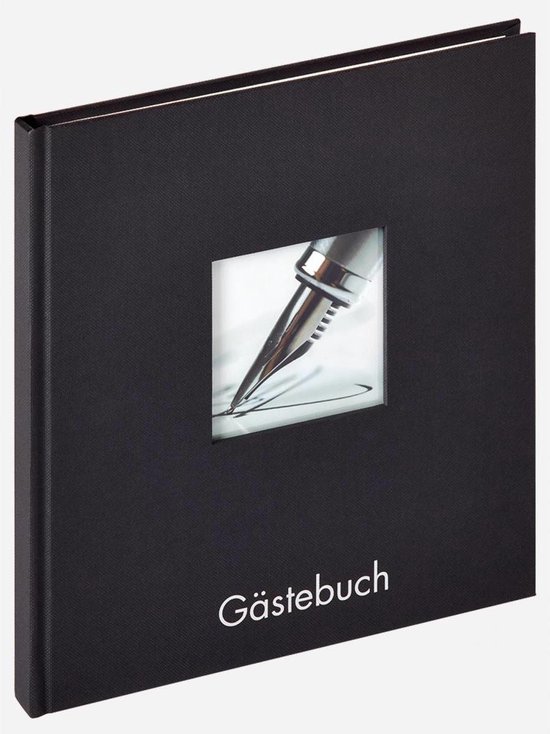 Beroemdheid naar voren gebracht Oswald Walther Fun gastenboek zwart 23x25, 72 witte pagina's GB205B | bol.com