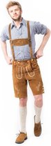 Tannhauser Lederhosen Retro Kort 100% Echt Leder Oktoberfest Heren Leer Maat 60