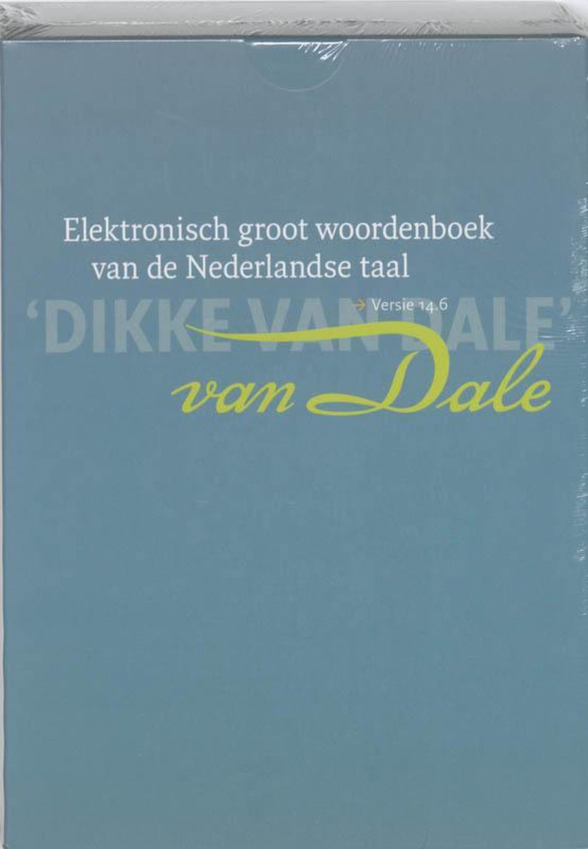 Van Dale Elektronisch Groot Woordenboek Van De
