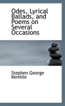 Odes, Lyrical Ballads, and Poems on Several Occasions