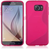 Samsung Galaxy S6 Edge Plus Silicone Case s-style hoesje Roze