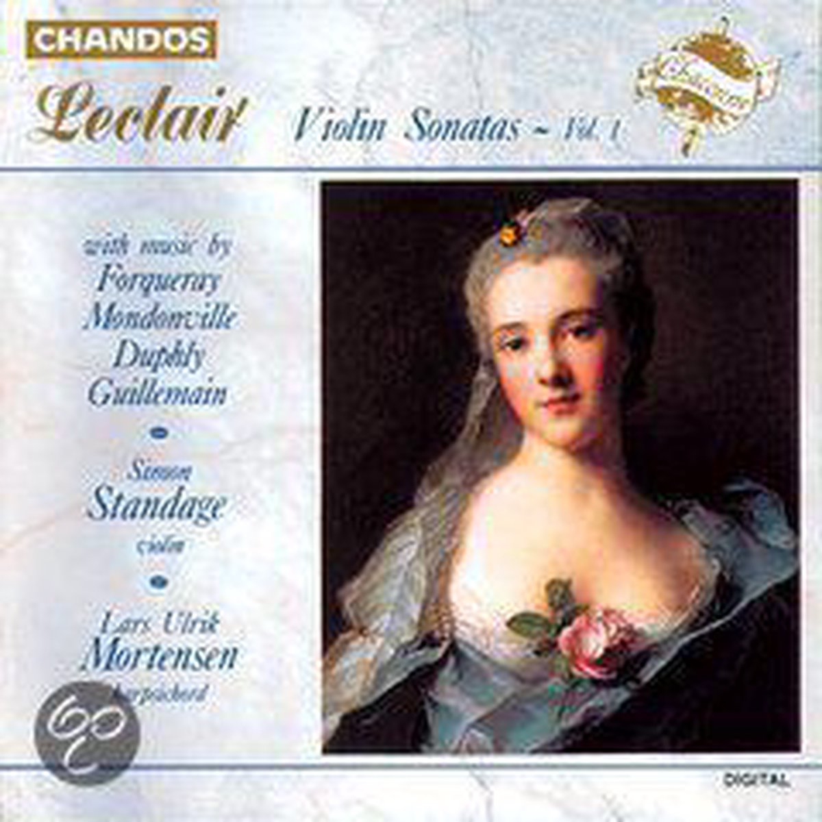 Leclair: Violin Sonatas Vol 1 / Standage, Mortensen