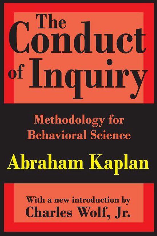 The Conduct of Inquiry - cover
