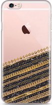 Casimoda® hoesje - Geschikt voor iPhone 6/6s - Modern Wood - telefoonhoesje - Backcover - Geen opdruk - Multi