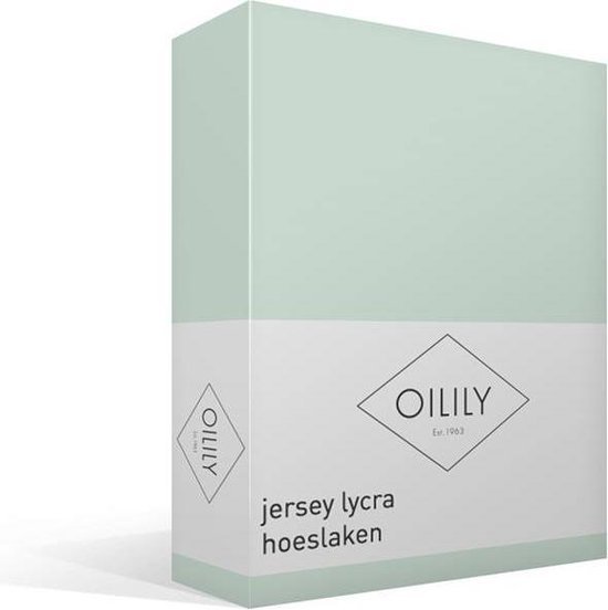 Oilily Jersey Lycra - Hoeslaken - Tweepersoons - 140/160x200/220 cm - Green