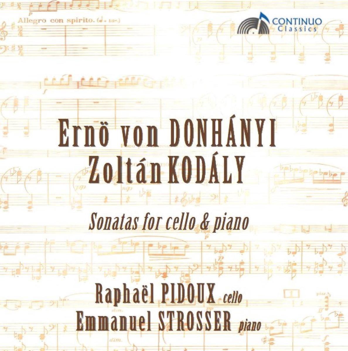 Sonatas For Cello Piano